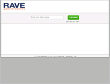 Tablet Screenshot of getrave.com